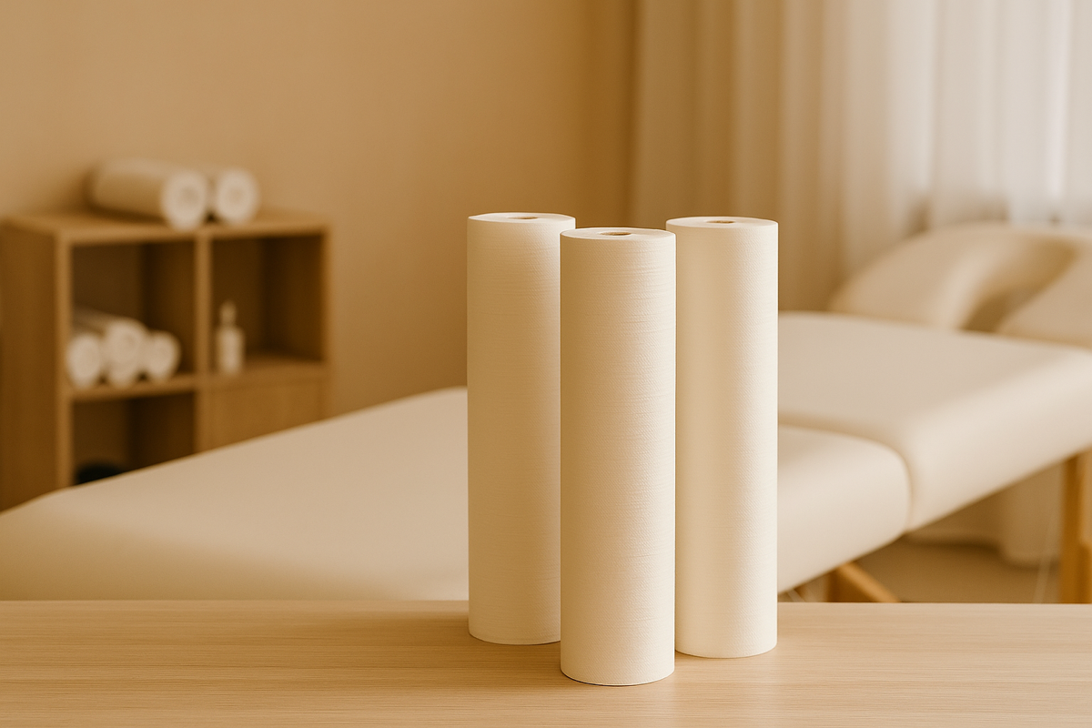 Premium massage paper rolls for professional salons - hygienic disposable bed cover
